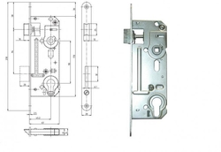 HOBES zámek 02-06 P-L 90/60