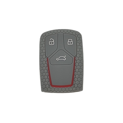 Silikonový obal autoklíče - Audi smart klíč A4/A5 šedý